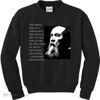 Solzhenitsyn Anti Communist Conservative Kids Sweatshirt thumb 0
