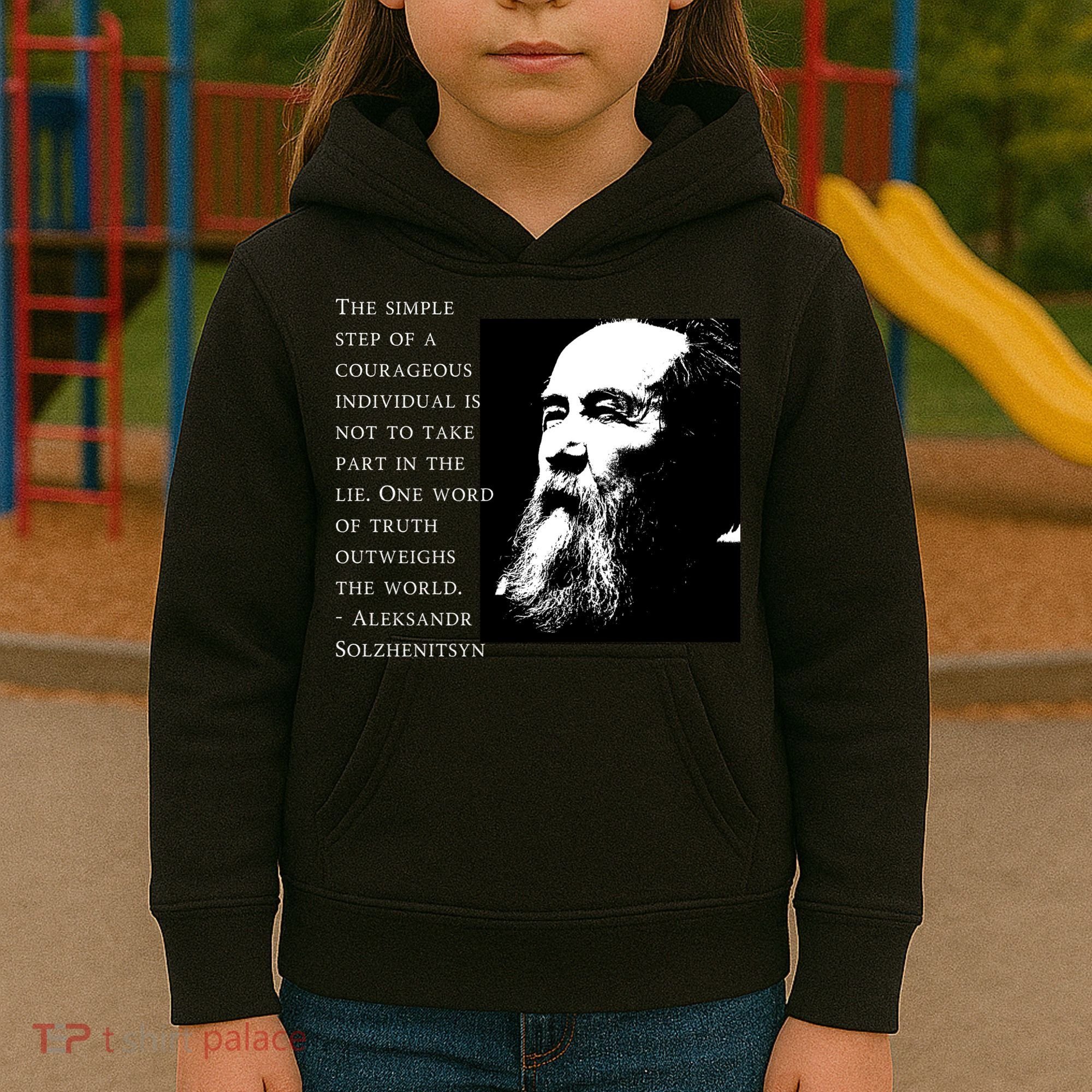 Solzhenitsyn Anti Communist Conservative Kids Hoodie