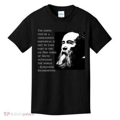 Solzhenitsyn Anti Communist Conservative Kids T-Shirt