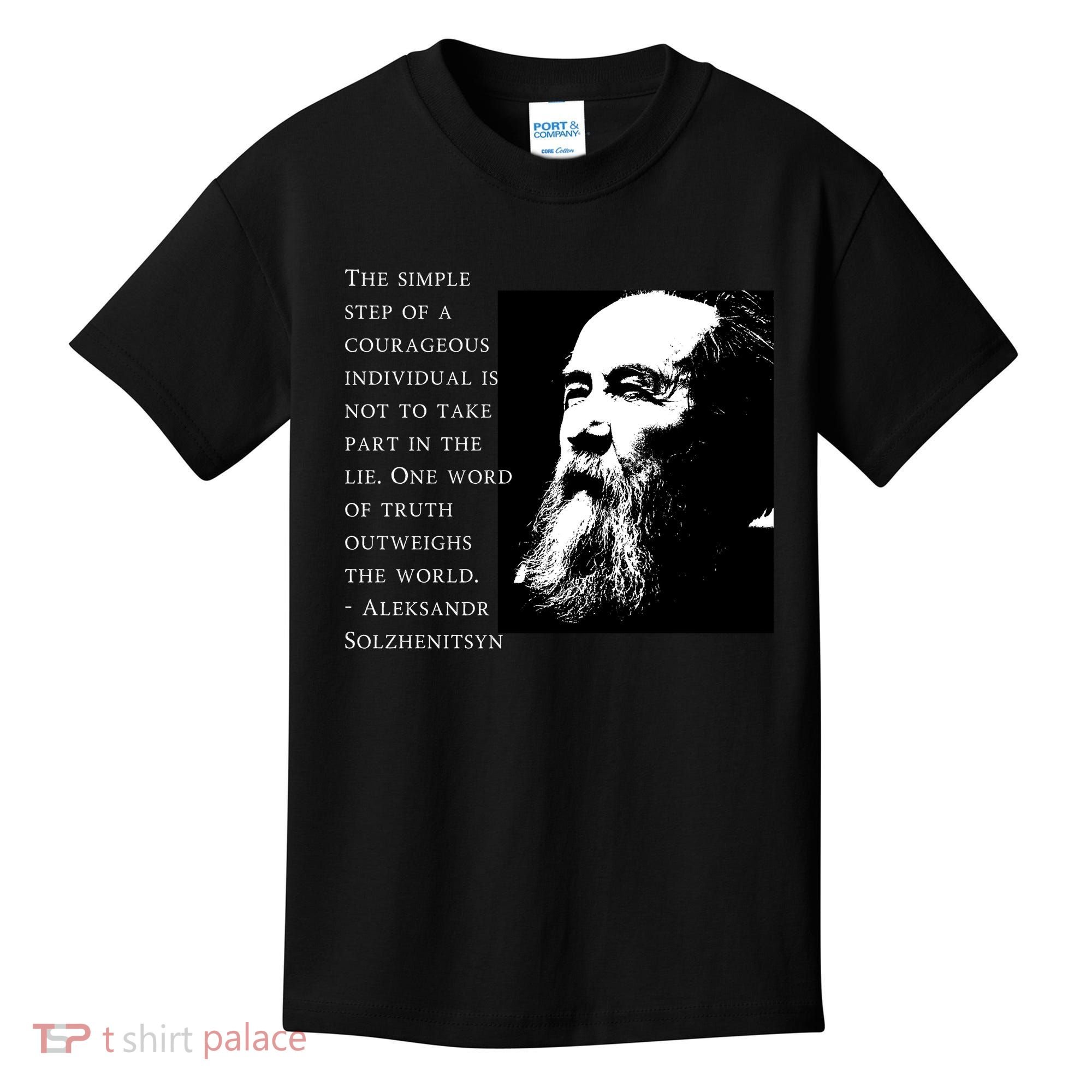 Solzhenitsyn Anti Communist Conservative Kids T-Shirt