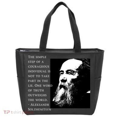 Solzhenitsyn Anti Communist Conservative Tote Bag
