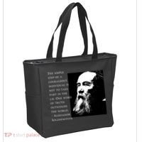 Solzhenitsyn Anti Communist Conservative Tote Bag thumb 2