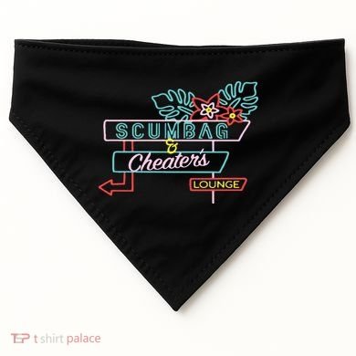 Scumbag And Cheaters Lounge USA-Made Doggie Bandana