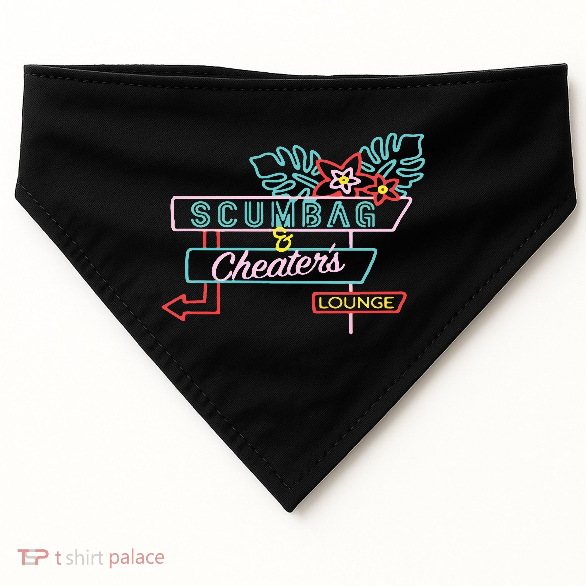 Scumbag And Cheaters Lounge USA-Made Doggie Bandana