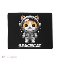 Spacecat Astronaut Cat Kitten Spaceman Cosmonaut Distressed Mousepad thumb 0