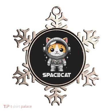 Spacecat Astronaut Cat Kitten Spaceman Cosmonaut Distressed Ornament
