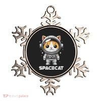 Spacecat Astronaut Cat Kitten Spaceman Cosmonaut Distressed Ornament thumb 0