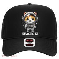 Spacecat Astronaut Cat Kitten Spaceman Cosmonaut Distressed Hat thumb 0