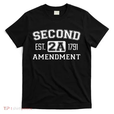 Second Amendment College University Style T-Shirt
