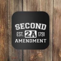 Second Amendment College University Style Coaster thumb 0