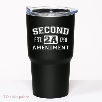 Second Amendment College University Style Tumbler
