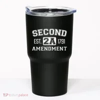 Second Amendment College University Style Tumbler thumb 0