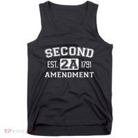 Second Amendment College University Style Tank Top thumb 0