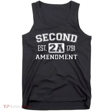 Second Amendment College University Style Tank Top