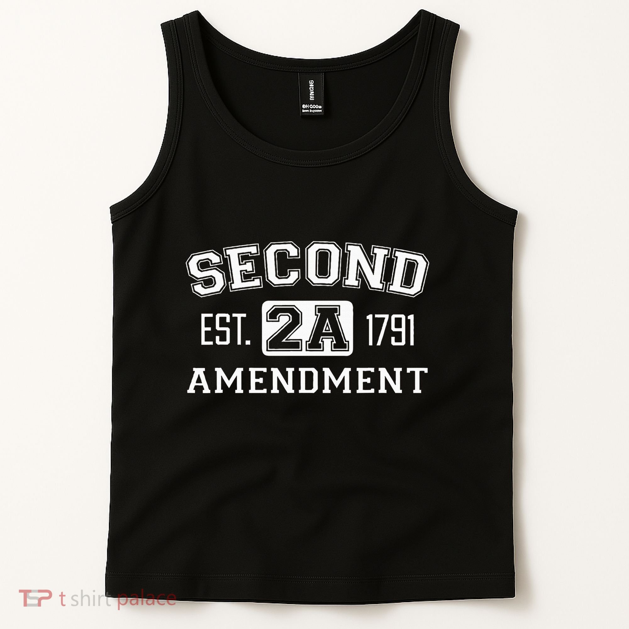 Second Amendment College University Style Tank Top