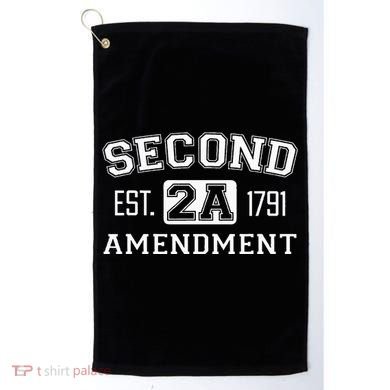 Second Amendment College University Style Golf Towel