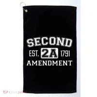 Second Amendment College University Style Golf Towel thumb 0