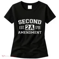 Second Amendment College University Style Women's T-Shirt thumb 0