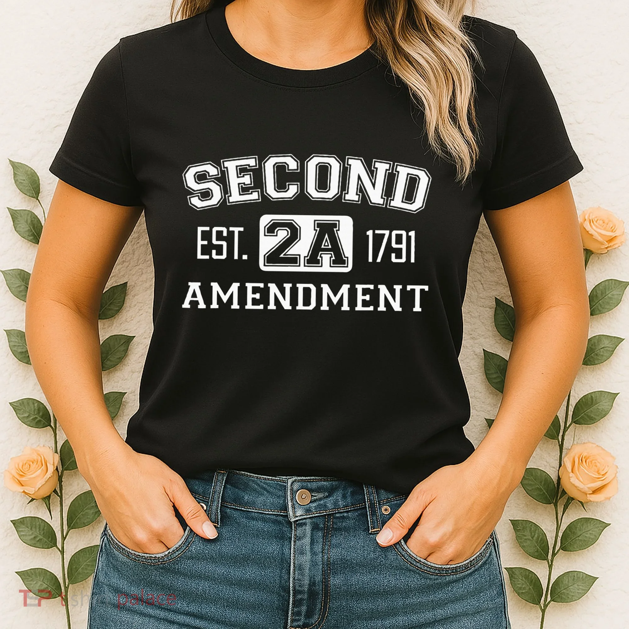 Second Amendment College University Style Women's T-Shirt