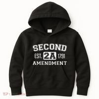 Second Amendment College University Style Kids Hoodie thumb 0