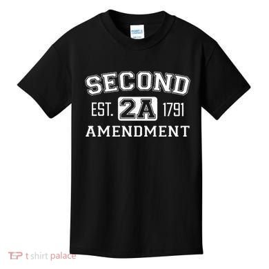 Second Amendment College University Style Kids T-Shirt