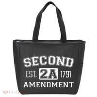 Second Amendment College University Style Tote Bag thumb 0