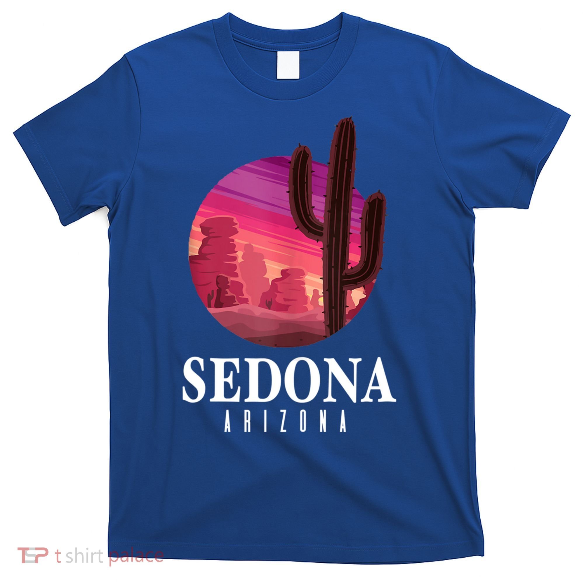 Sedona Arizona Cactus Sunset Desert Sedona Az Travels T-Shirt