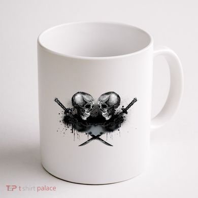 Skill And Cross Swords Coffee Mug back