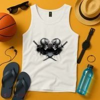 Skill And Cross Swords Tank Top thumb 4
