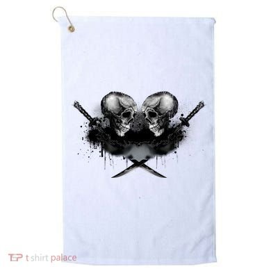 Skill And Cross Swords Golf Towel