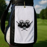 Skill And Cross Swords Golf Towel thumb 2
