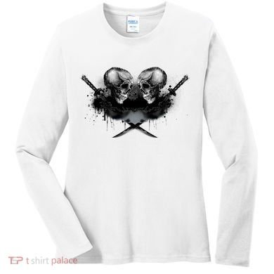 Skill And Cross Swords Women's Long Sleeve Shirt