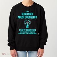Substance Abuse Counselor I Solve Problems Gift Women's Sweatshirt thumb 0