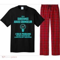 Substance Abuse Counselor I Solve Problems Gift Pajama Set thumb 0
