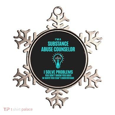 Substance Abuse Counselor I Solve Problems Gift Ornament