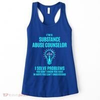Substance Abuse Counselor I Solve Problems Gift Women's Tank Top thumb 0
