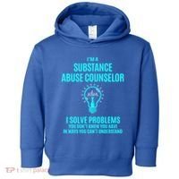 Substance Abuse Counselor I Solve Problems Gift Toddler Hoodie thumb 0