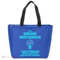 Substance Abuse Counselor I Solve Problems Gift Tote Bag thumb 0