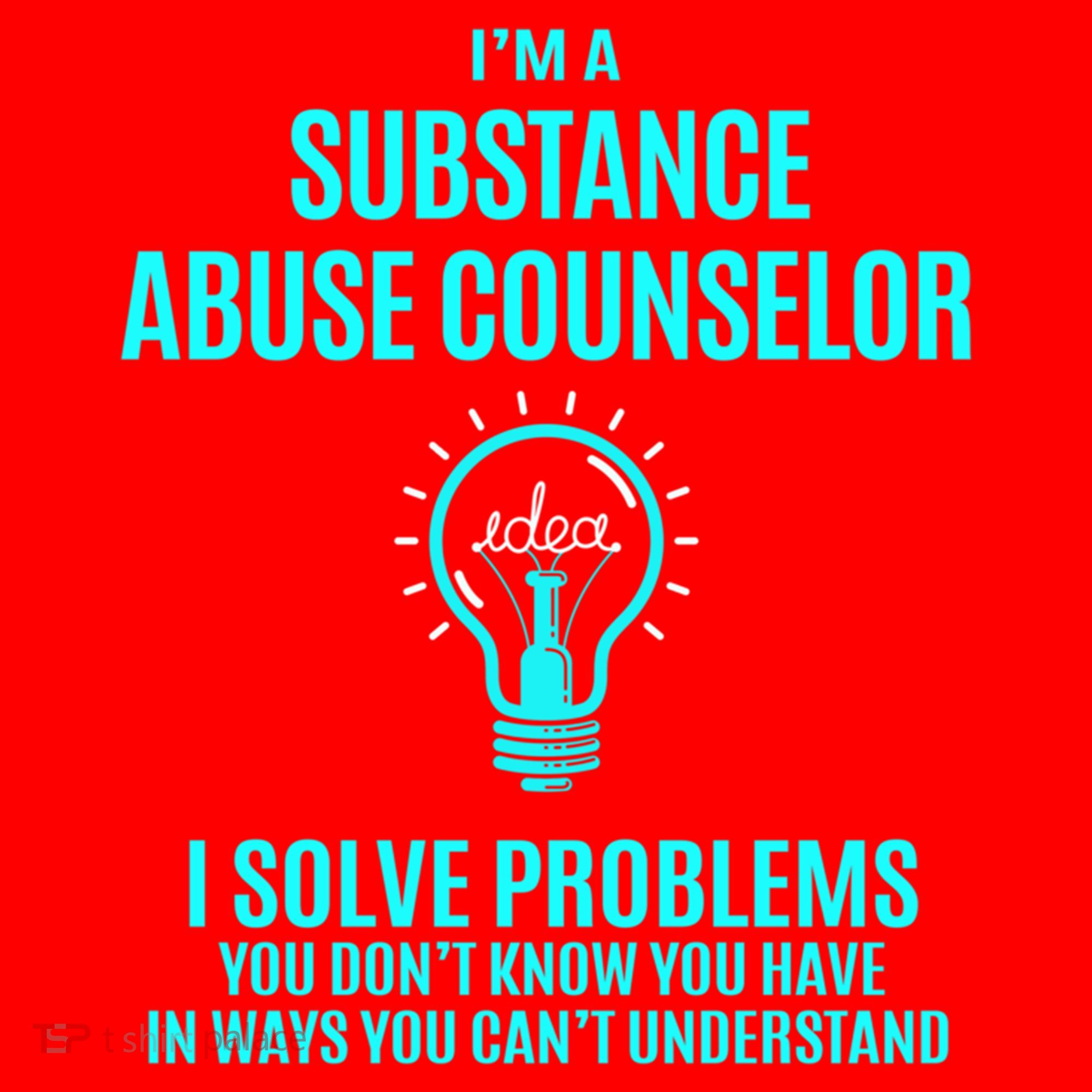 Substance Abuse Counselor I Solve Problems Gift Santa Hat