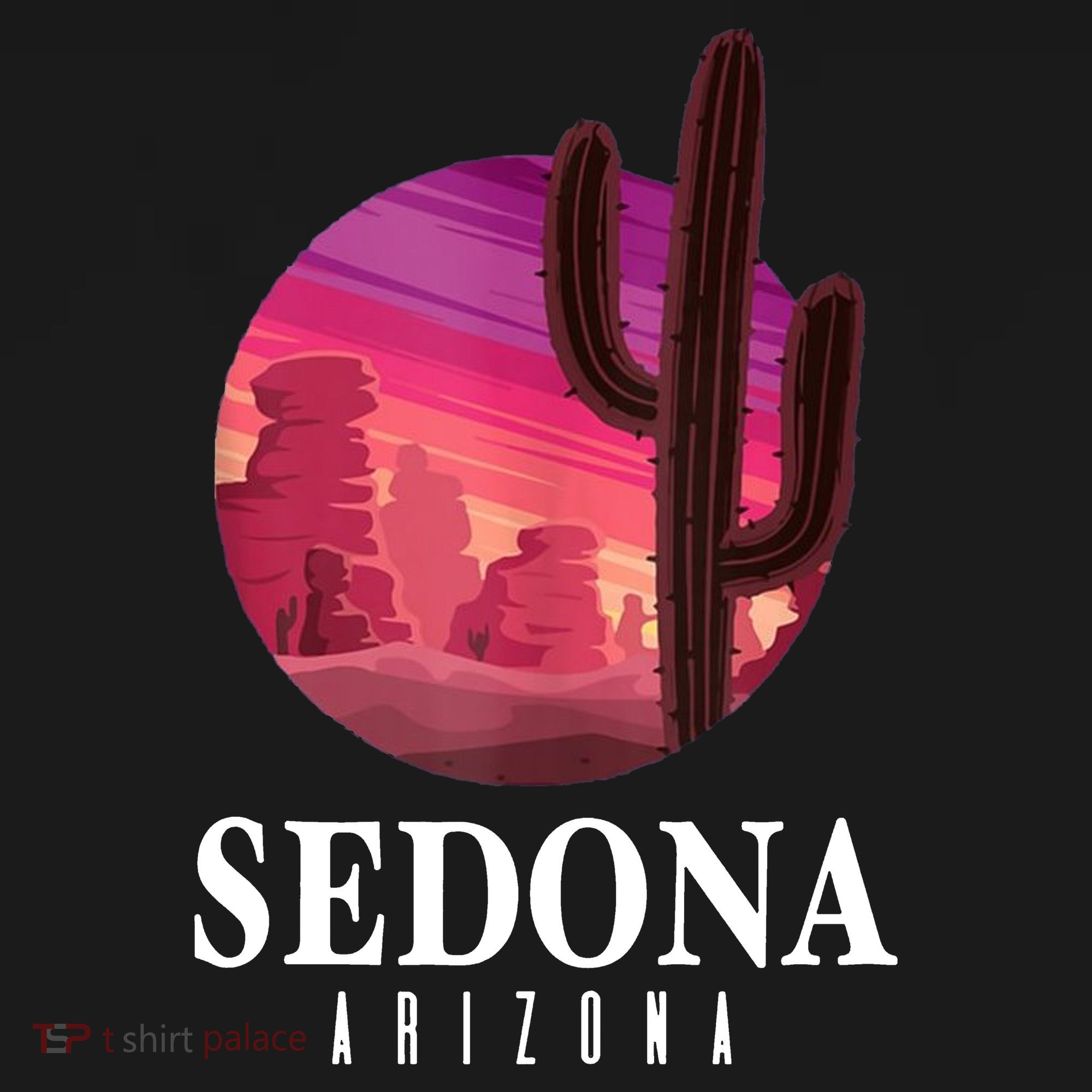 Sedona Arizona Cactus Sunset Desert Sedona Az Travels Women's Tank Top
