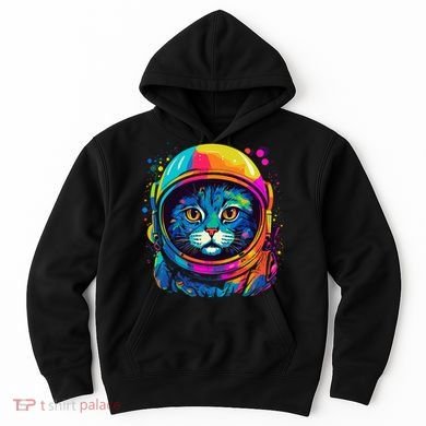 Space Astronaut Cat Gifts Space Cat Hoodie