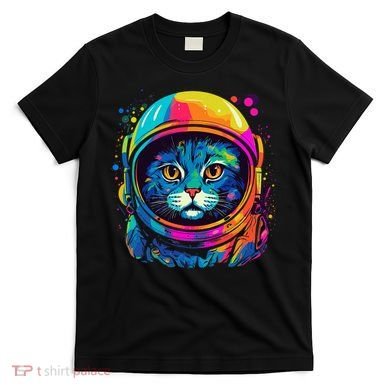 Space Astronaut Cat Gifts Space Cat T-Shirt