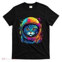 Space Astronaut Cat Gifts Space Cat T-Shirt thumb 0