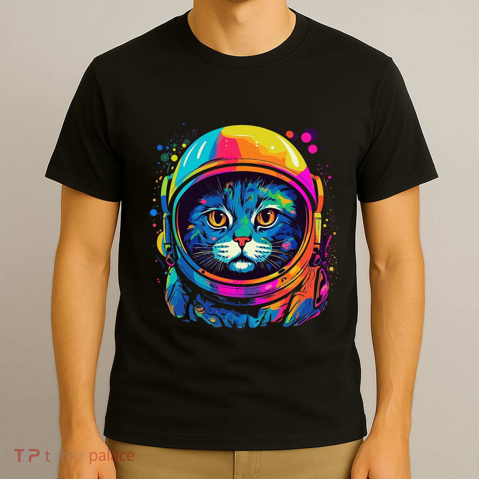 Space Astronaut Cat Gifts Space Cat T-Shirt
