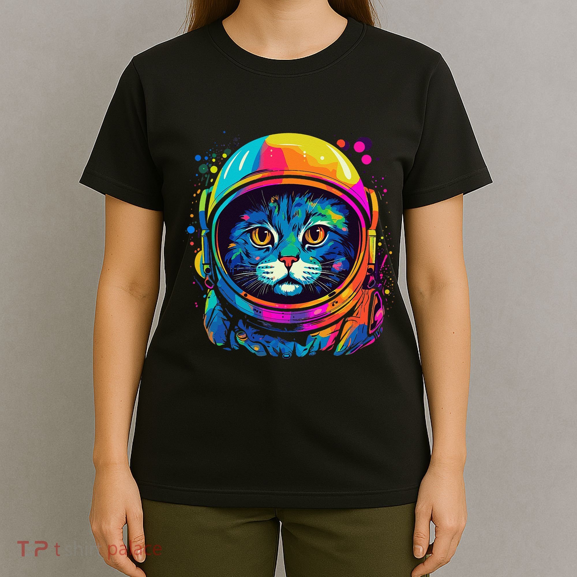 Space Astronaut Cat Gifts Space Cat T-Shirt