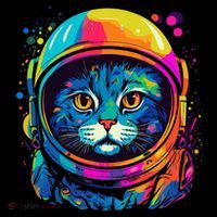 Space Astronaut Cat Gifts Space Cat Pajama Set thumb 2