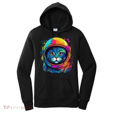Space Astronaut Cat Gifts Space Cat Women's Hoodie