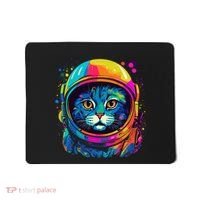 Space Astronaut Cat Gifts Space Cat Mousepad thumb 0