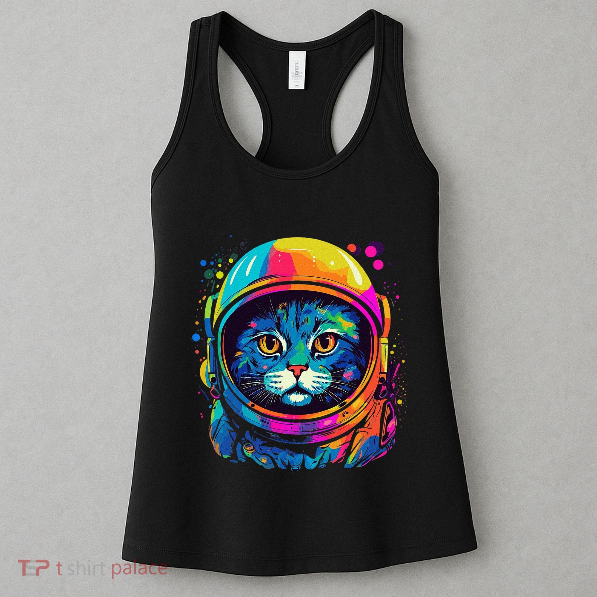 Space Astronaut Cat Gifts Space Cat Women's Tank Top