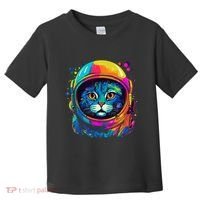 Space Astronaut Cat Gifts Space Cat Toddler T-Shirt thumb 0